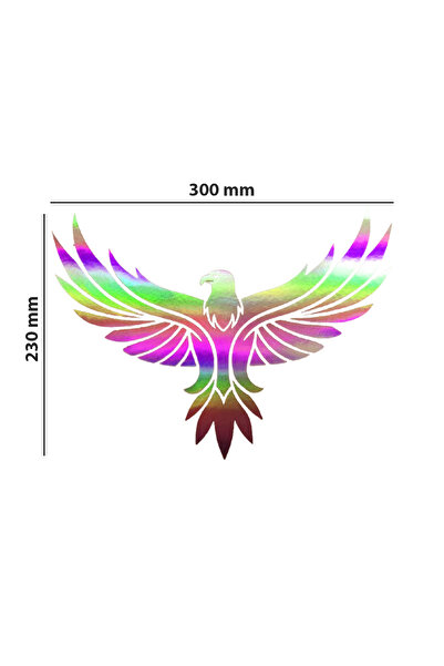 meristeed ملصق هولوجرام متغير اللون من كارتال2 - للسيارات، الخوذات، الزجاج، إلخ. للسطحات