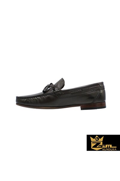 Zaim Kundura Men's Brown Genuine Leather Shoes 342891016-1