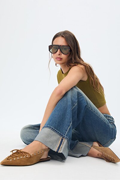 Stradivarius D91 Low wide-leg jeans