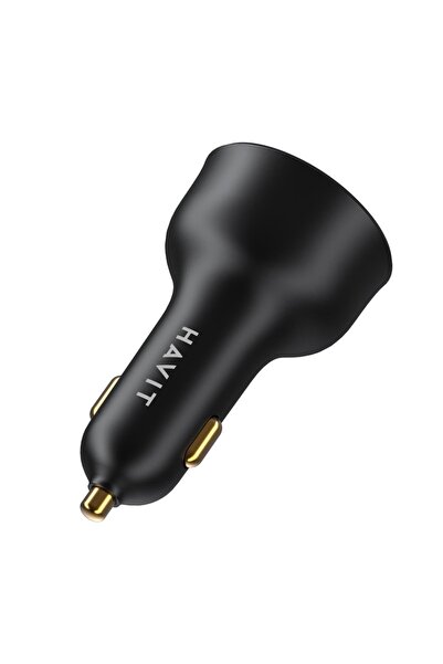 Havit Car Charger Fast Charge, USB, Type-C, PD100W, PC, CC100W, Black