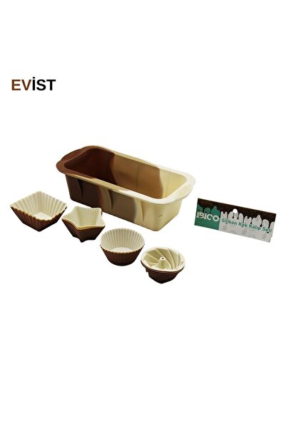 EVİST مجموعة قوالب كيك من السيليكون مكونة من 13 قطعة (مافن وباتون) (3 قطع على...