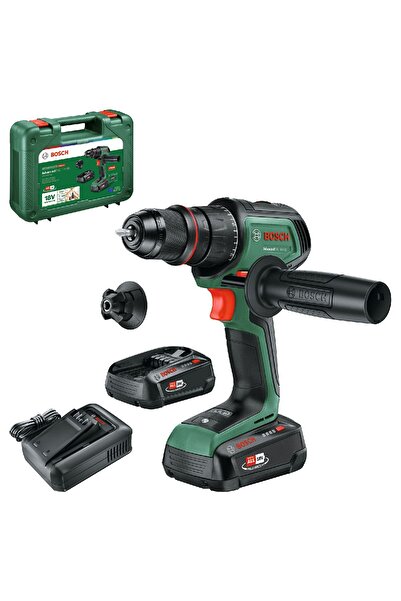 Bosch AdvancedDrill 18V-80 Quicksnap 2x 2,5Ah Akülü Darbeli Matkap - 06039E2004