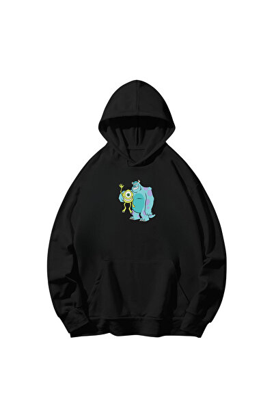 SVART WEAR Hanorac cu mânecă lungă din bumbac cu imprimeu Monștri tricou