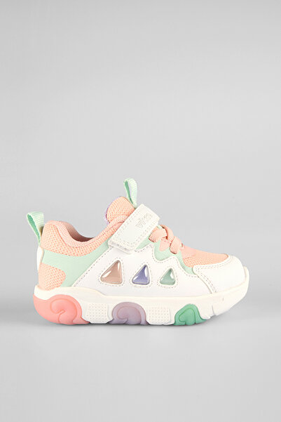 Vicco Phonex Lighted Baby Girl Powder Sneakers