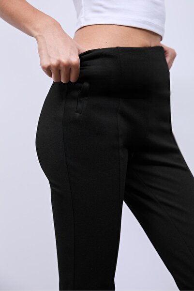 Stradivarius Interlock leggings with cut-out details