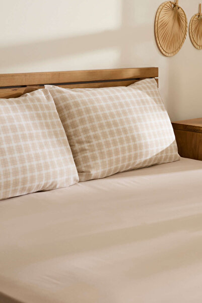 Karaca Home Σετ σεντόνια Sarah Anderson Lena Μονό Μπεζ