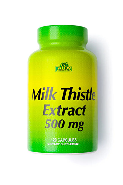 Alfa Vitamins Milk Thistle 500 mg - 120 Capsules