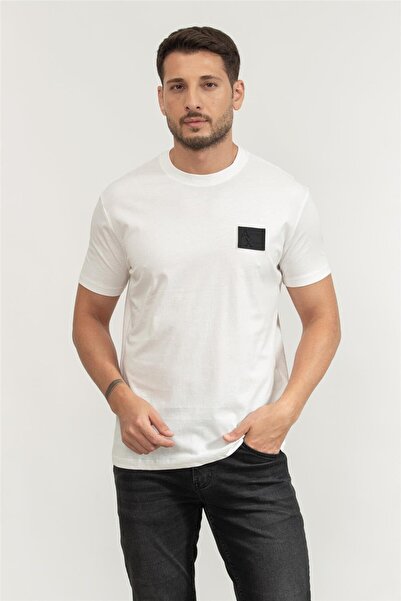 Armani Exchange Чоловіча футболка з вирізом горловини