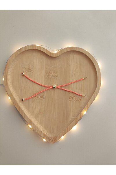 SESİKA HOBİ Brățară de mână instantanee de culoare somon cu capăt galben (2 b...