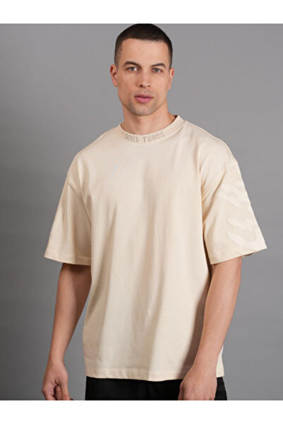 Chirkef Unisex Oversize Premium Fabric Back Printed Crew Neck Street Style T-Shirt Whc