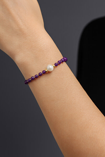 LOVELOTUS Bracelet Mallorcan Pearl Natural Stone Ceyt Bracelet