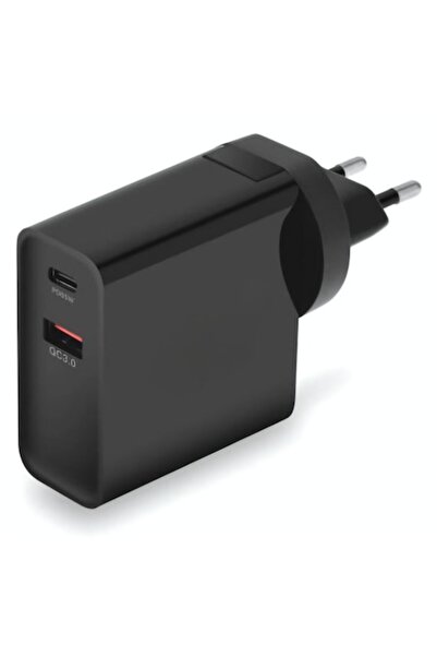 OEM Incarcator Retea, 2 Porturi, 65W Fast Charge, 1 x USB 3.0, 1 x Type-C 65W, QC 3.0, Universal, Compat