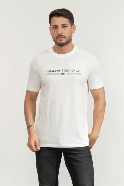 Armani Exchange Erkek Bisiklet Yaka T-Shirt
