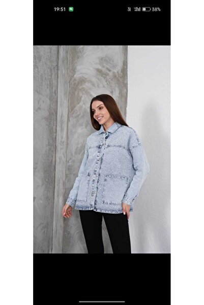 ALMİNA Stone Detailed Denim Jacket