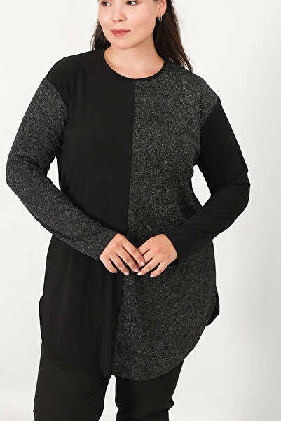 Lanze Evening Dress Sandy Tunic Silver Pattern