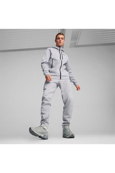 Puma Mens TECH Full-Zip Hoodie - Gray