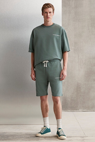 GRIMELANGE Buga Comfort Green Shorts & Bermuda