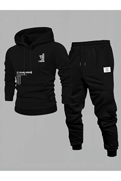 bellanova Erkekler İçin Tam Kıyafet Seti: Kapüşonlu Sweatshirt, Şık Ceket,