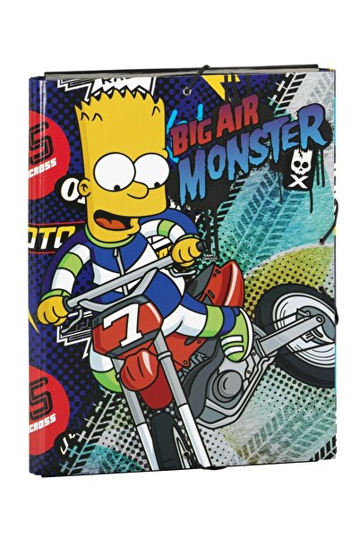 OEM A4 Map with Elastic Band The Simpsons