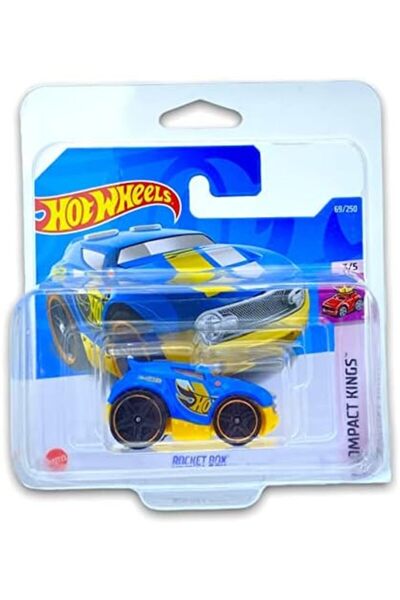HOT WHEELS Rocket Box – Compact Kings Series 3/5 – Blue & Yellow – Short Card ( Assorted Design )