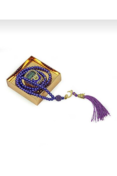 DOĞALYA Set de mărgele de rugăciune cu perle și piatră, cadou Mevlüt, Coran, ...