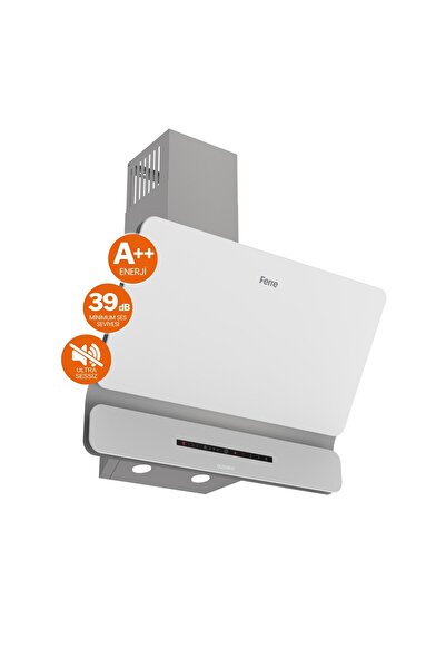 Ferre FryArt&Buharlı Ravento Sessiz Davlumbaz Elektrikli Beyaz Ank. Set (D081-SA + MS263 + QEP64CB)