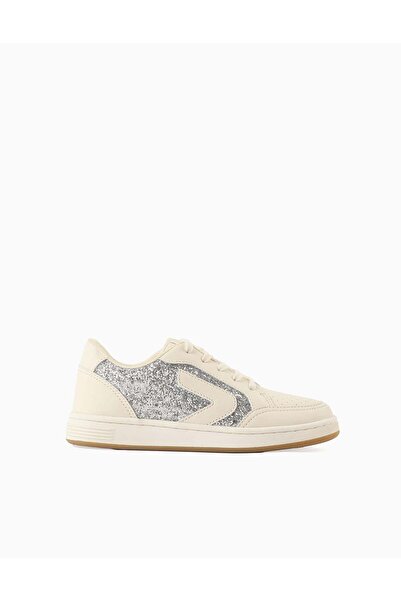 Ziddy Glitter Trainers for Girls 'ZY Move', Beige