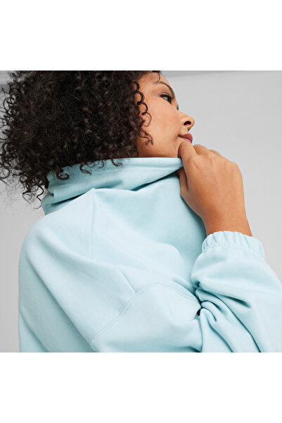 Puma Womens DARE TO Oversized Hoodie - Blue