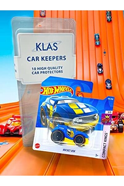 HOT WHEELS Rocket Box – Compact Kings Series 3/5 – Blue & Yellow – Short Card ( Assorted Design )