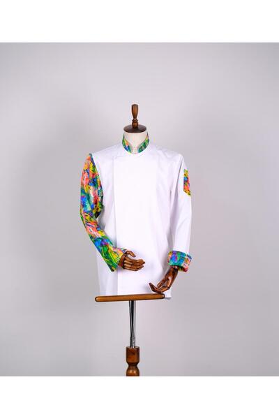 BURAK ALDAY SHOES سترة طهاة من قماش مستورد منقوشة بأزرار كبس للجنسين، سترة طه...