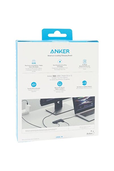 Anker محطة 332 متعددة المنافذ 5 في 1