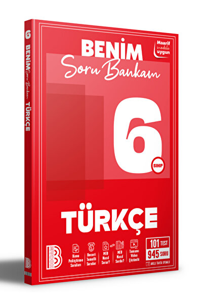 Benim Hocam Yayınları 6. Sınıf Türkçe Soru Bankam Benim Hocam Yayınları