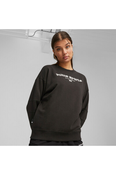 Puma Womens TEAM Sweatshirt - Black