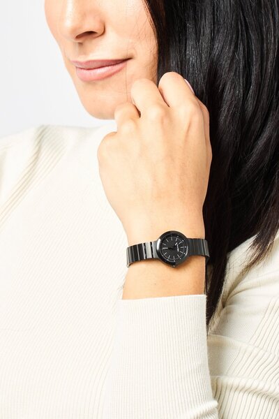 Calvin Klein Women 25200407 Stainless Steel Analog Watch 25 mm, Black