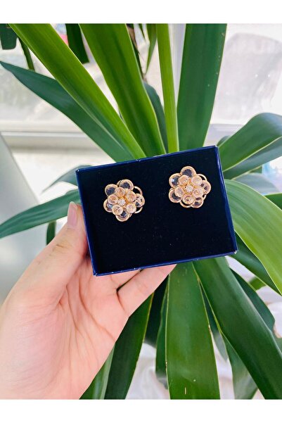 MODA أقراط زهرة اللوتس