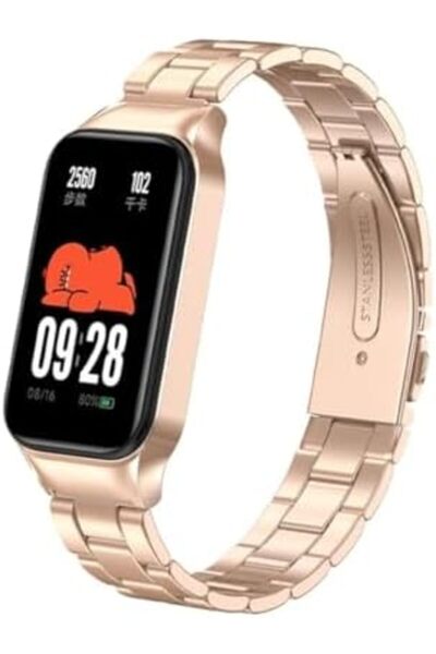 O Ozone Metal Strap for Xiaomi Redmi Smart Band 2 -Rose Gold