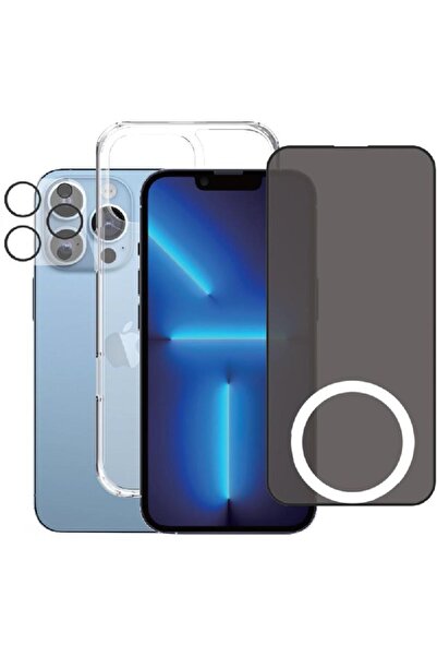 xonda زجاج مقسّى للخصوصية 3 في 1 + جراب صلب + واقي عدسة الكاميرا