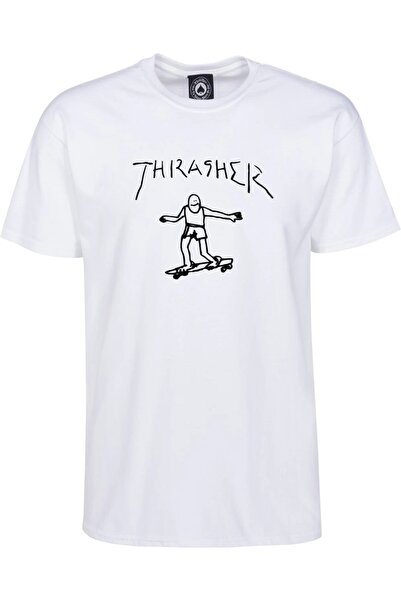 Thrasher Tricou alb Gonz