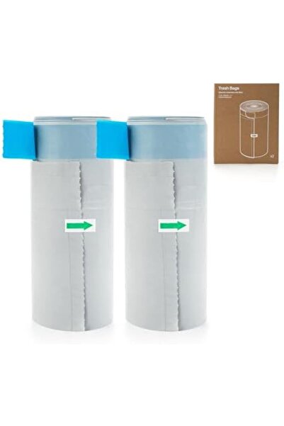 Neakasa Replaced Waste Bags-2 Rolls, Cat Litter Waste Receptacles Bags for M1 Open-Top Self-Cleaning