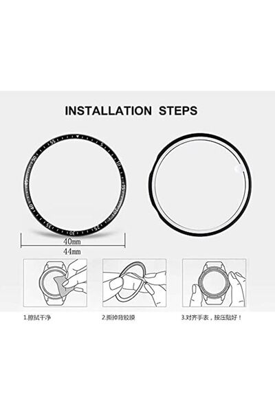 O Ozone Bezel Ring Cover Compatible with Galaxy Watch 3 41mm Case Metal Frame Stainless Steel Bezel