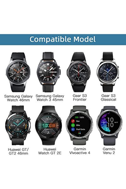 O Ozone Samsung Galaxy Watch 3 45mm /46mm | Woven Nylon Strap Watch Band | Wine Red