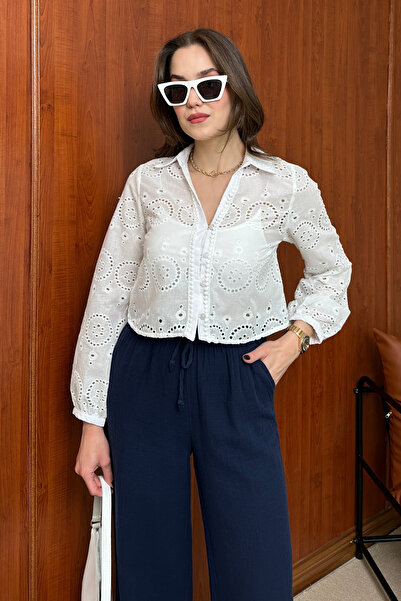 Butik Modana Crop Fisto Gömlek