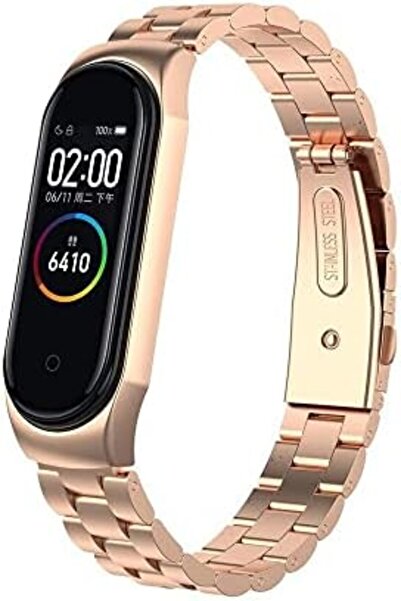 O Ozone Xiaomi Mi Band 6 / 5 | 3 beads Stainless Steel Metal Watch Band Strap...