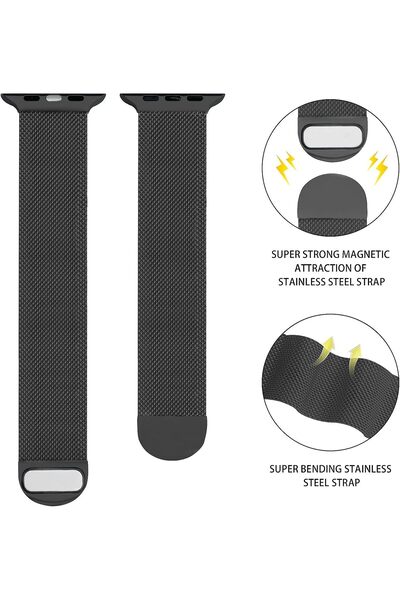 O Ozone Apple Watch Ultra 49mm / 45mm / 44mm / 42mm | Milanese Magnetic Straps| Red