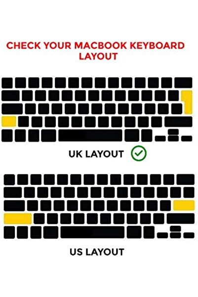 O Ozone Macbook Keyboard Skin for MacBook Pro 15 Inch 13 Inch Keyboard Cover 2020 2019 2018 Compatib