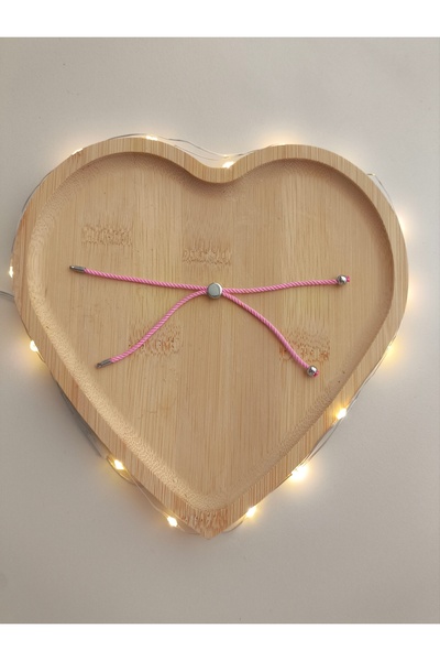 SESİKA HOBİ Brățară roz cu închidere rapidă, cu vârf argintiu (2 bucăți) 13 c...