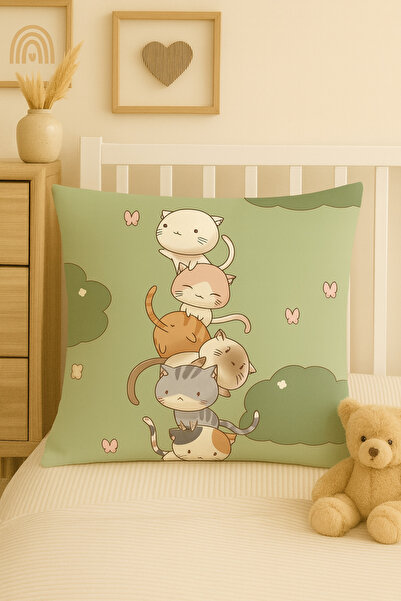 ALAMODECOR Çocuk Odası Tekli Kırlent Kılıfı
