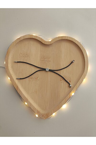 SESİKA HOBİ Brățară de mână preformată de culoare neagră cu capăt argintiu (2...