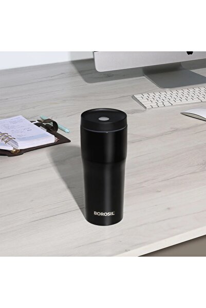 Borosil Hike Copper Coated Stainless Steel Insulated Tumbler and Beverage Cup , 500ml