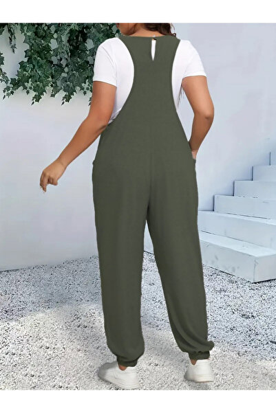 JARDİN ALLURE Women's Strap Halter Neck Baggy Jumpsuit